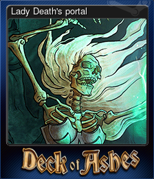 Series 1 - Card 2 of 15 - Lady Death's portal