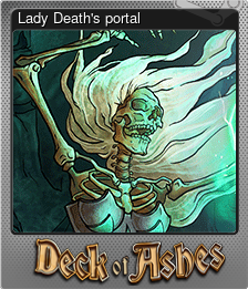 Series 1 - Card 2 of 15 - Lady Death's portal