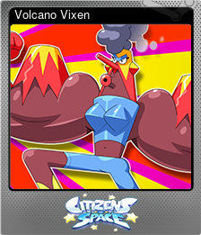 Series 1 - Card 5 of 10 - Volcano Vixen