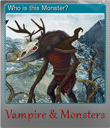 Series 1 - Card 4 of 5 - Who is this Monster?