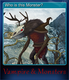Series 1 - Card 4 of 5 - Who is this Monster?