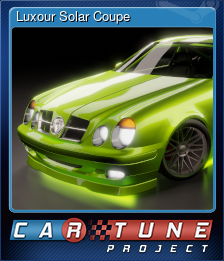 Series 1 - Card 9 of 11 - Luxour Solar Coupe