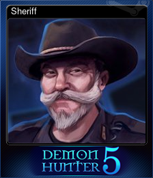 Series 1 - Card 3 of 5 - Sheriff