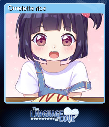 Series 1 - Card 1 of 6 - Omelette rice