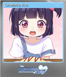 Series 1 - Card 1 of 6 - Omelette rice