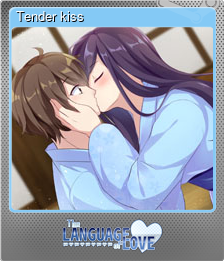 Series 1 - Card 5 of 6 - Tender kiss