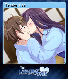 Series 1 - Card 5 of 6 - Tender kiss