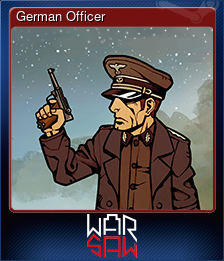 Series 1 - Card 2 of 10 - German Officer
