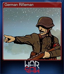 Series 1 - Card 5 of 10 - German Rifleman