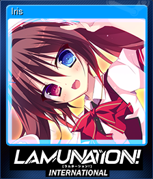 Series 1 - Card 1 of 7 - Iris