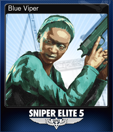 Series 1 - Card 1 of 8 - Blue Viper