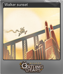 Series 1 - Card 7 of 7 - Walker sunset