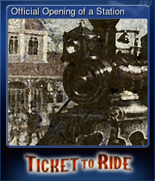Series 1 - Card 5 of 5 - Official Opening of a Station