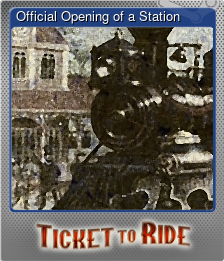 Series 1 - Card 5 of 5 - Official Opening of a Station