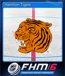 Series 1 - Card 15 of 15 - Hamilton Tigers