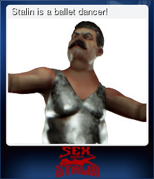 Series 1 - Card 3 of 5 - Stalin is a ballet dancer!