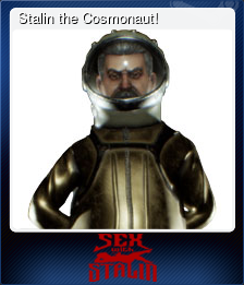 Series 1 - Card 5 of 5 - Stalin the Cosmonaut!