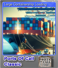 Series 1 - Card 2 of 5 - Large Containership Loading
