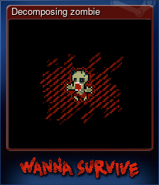 Series 1 - Card 3 of 5 - Decomposing zombie