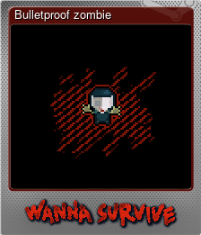 Series 1 - Card 5 of 5 - Bulletproof zombie