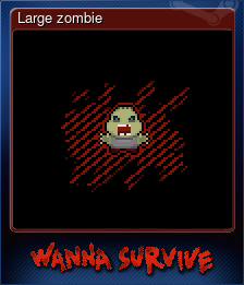 Series 1 - Card 4 of 5 - Large zombie
