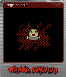 Series 1 - Card 4 of 5 - Large zombie