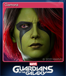 Series 1 - Card 3 of 10 - Gamora