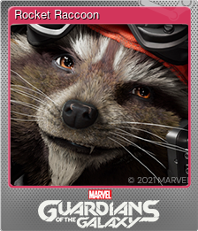 Series 1 - Card 9 of 10 - Rocket Raccoon