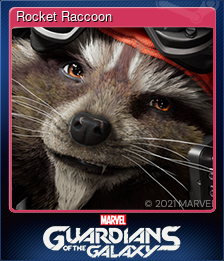 Series 1 - Card 9 of 10 - Rocket Raccoon