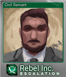 Series 1 - Card 1 of 8 - Civil Servant