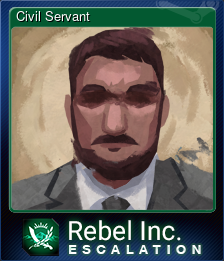 Series 1 - Card 1 of 8 - Civil Servant