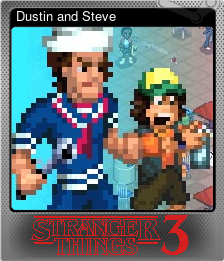 Series 1 - Card 1 of 5 - Dustin and Steve
