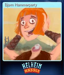 Series 1 - Card 5 of 12 - Bjørn Hammerparty