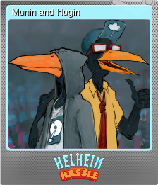 Series 1 - Card 9 of 12 - Munin and Hugin