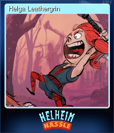 Series 1 - Card 8 of 12 - Helga Leathergrin