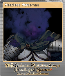 Series 1 - Card 1 of 5 - Headless Horseman