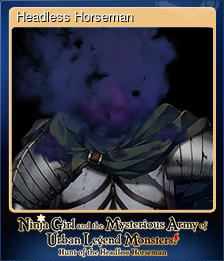 Series 1 - Card 1 of 5 - Headless Horseman