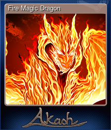 Series 1 - Card 4 of 6 - Fire Magic Dragon