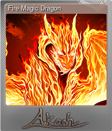 Series 1 - Card 4 of 6 - Fire Magic Dragon
