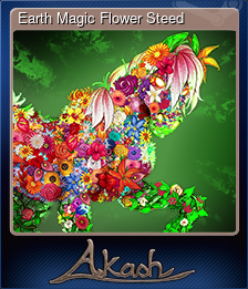 Series 1 - Card 1 of 6 - Earth Magic Flower Steed