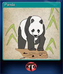 Series 1 - Card 1 of 5 - Panda