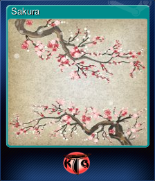 Series 1 - Card 4 of 5 - Sakura