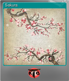 Series 1 - Card 4 of 5 - Sakura