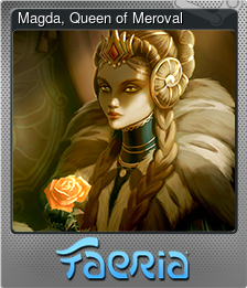 Series 1 - Card 6 of 8 - Magda, Queen of Meroval