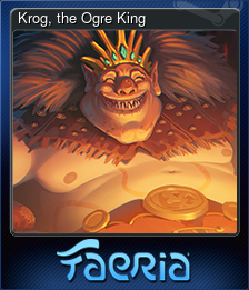 Series 1 - Card 2 of 8 - Krog, the Ogre King