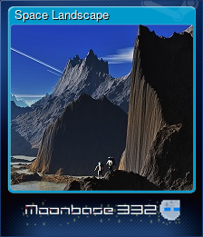 Series 1 - Card 5 of 5 - Space Landscape