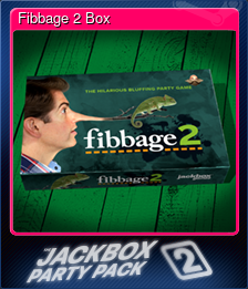 Series 1 - Card 2 of 6 - Fibbage 2 Box