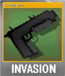 Series 1 - Card 2 of 10 - Lovely gun