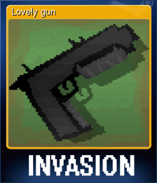 Series 1 - Card 2 of 10 - Lovely gun