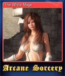 Series 1 - Card 3 of 7 - The White Mage